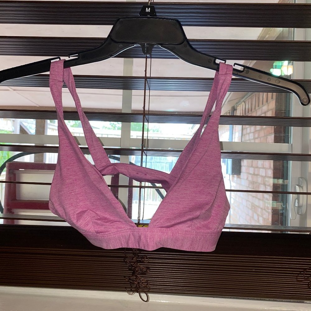 Triangle Purple Bikini top